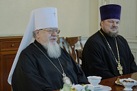 Митрополит Сергий принял предложение губернатора Александра Гусева стать его советником