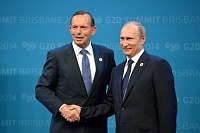 Владимир Путин держит в Брисбене удар